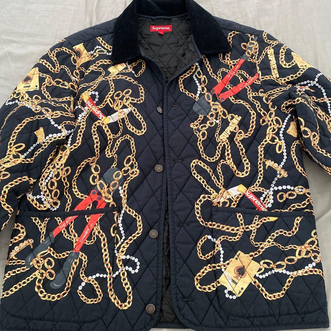 Supreme キルティングジャケット