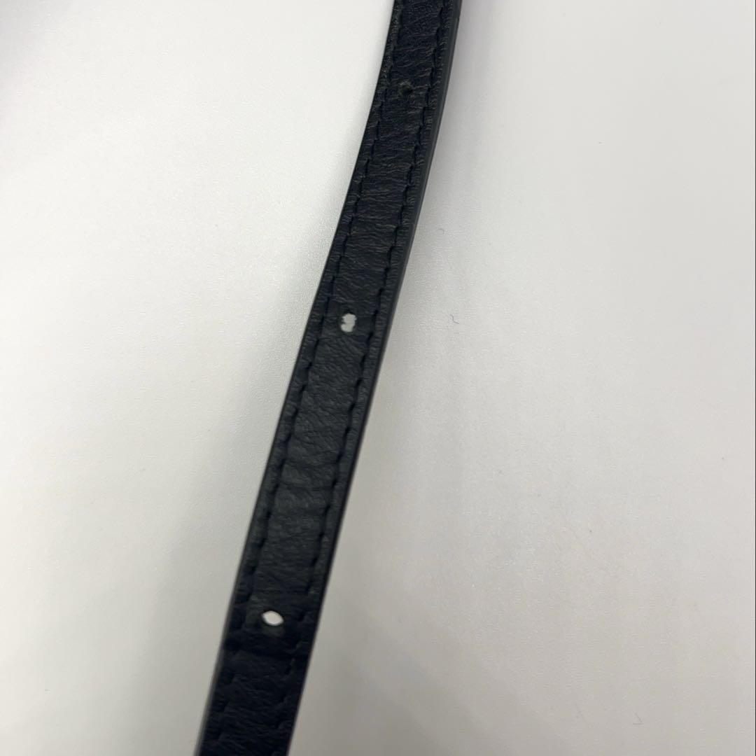 美品✨agnes b.アニエスベー　カメラバッグ　ショルダー レザー　ブラック