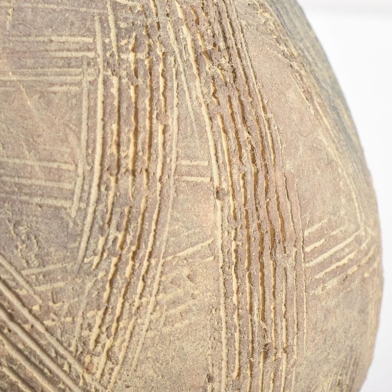 朝鮮美術　須恵器　新羅土器　新羅無細土　壷　　V　R8559