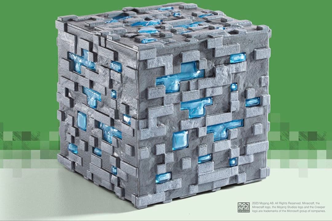 マインクラフト 【リアルライフ・レプリカ】ダイヤモンド鉱石＜ライトアップ＞