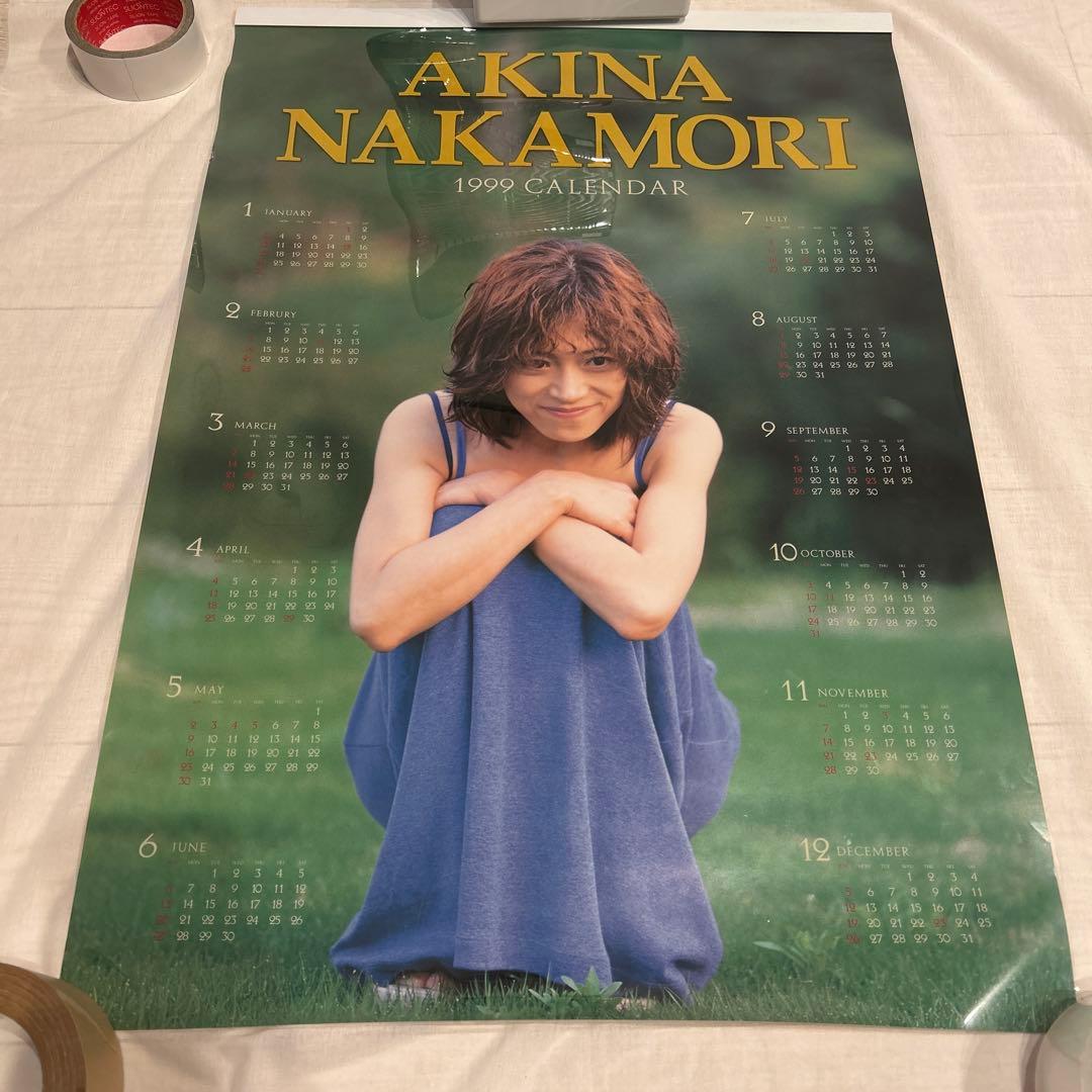 中森明菜　カレンダー　1999