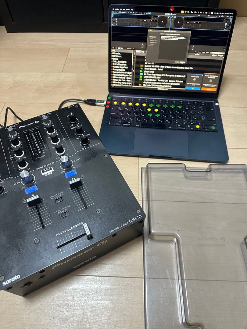 Pioneer DJ DJM-S3 ミキサー Decksaver