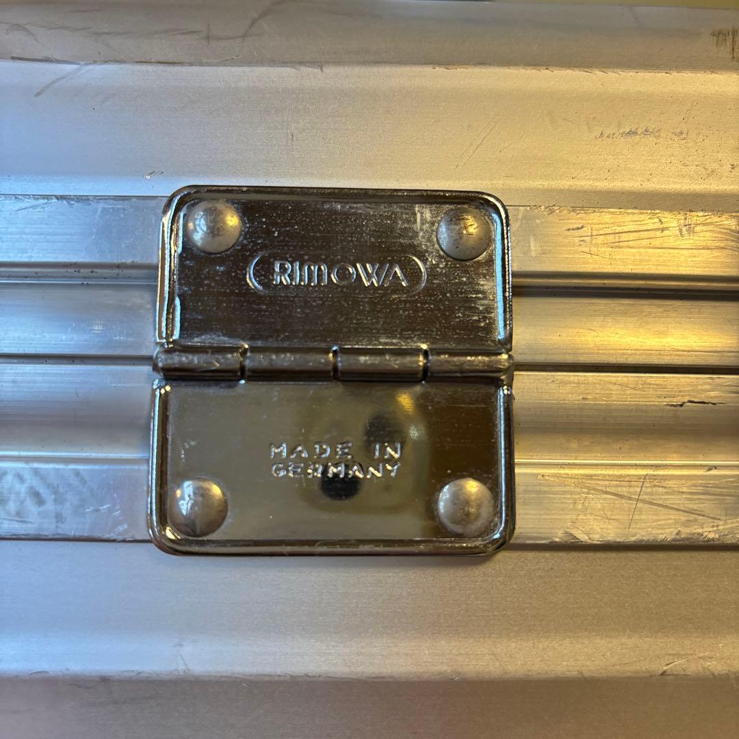 【廃盤】RIMOWA リモワ スーツケース シルバー 　トパーズ　アルミニウム