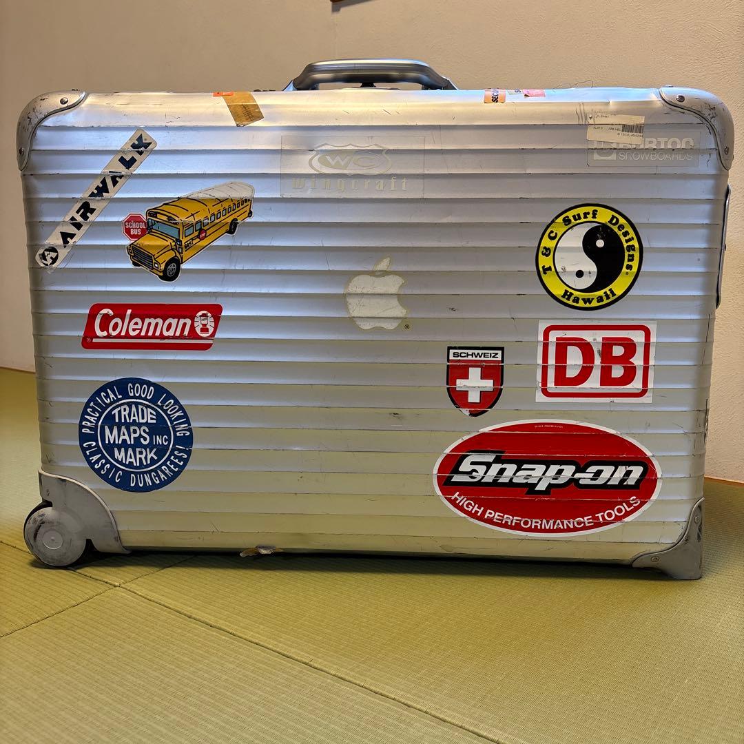 【廃盤】RIMOWA リモワ スーツケース シルバー 　トパーズ　アルミニウム