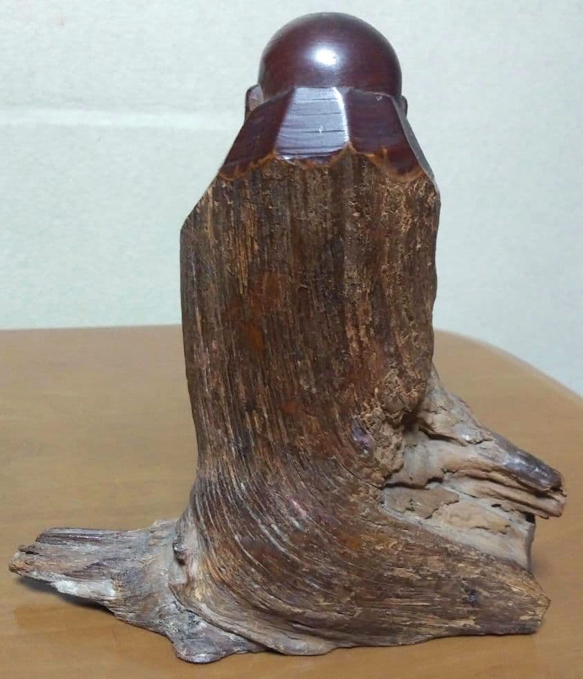 【貴重】一刀彫　達磨大師　木彫り　アンティーク　ヴィンテージ　　縁起物