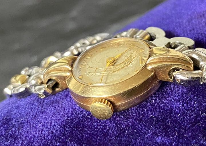 ビンテージ　NOREXAの南京虫　14金時計