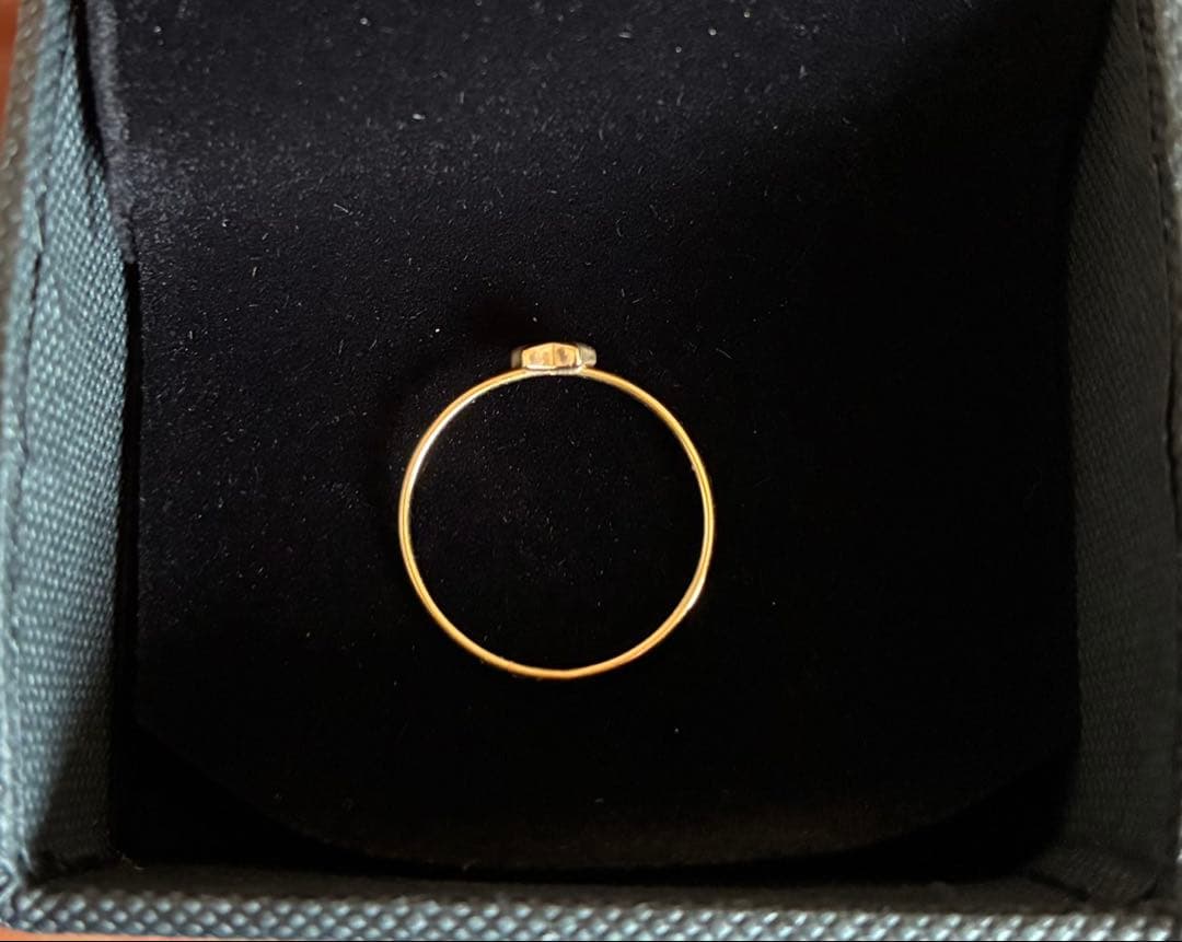 Ray BEAMS K10 スターピンキーリング 5号