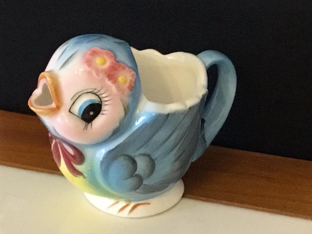 レア　Lefton　レフトン　ブルーバード　クリーマー　50s