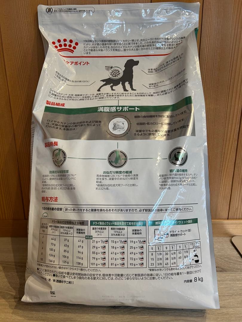  CANIN 療法食 満腹感サポート 8kg