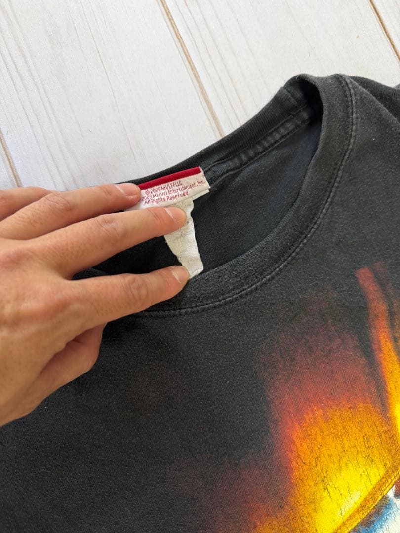 2008 IRON MAN アイアンマン第1作 映画オフィシャルTシャツ