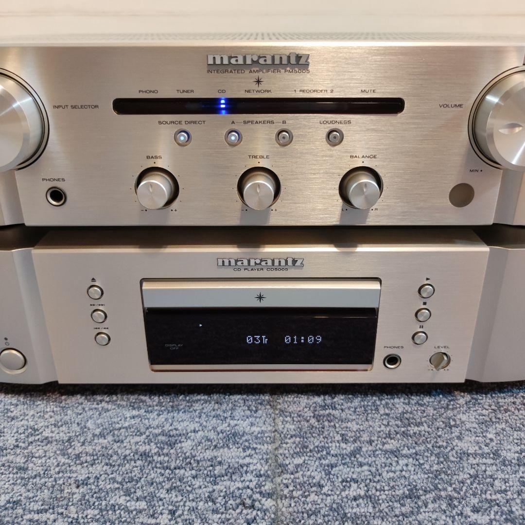 【超美品】 marantz PM5005 CD5005　アンプ・CDプレーヤー