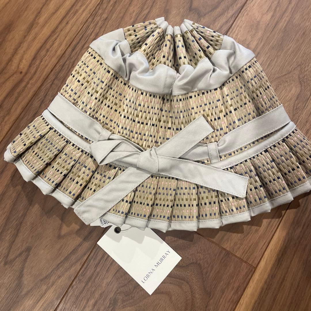 LORNA MURRAY フリル付き麦わら帽子　キッズ　正規品