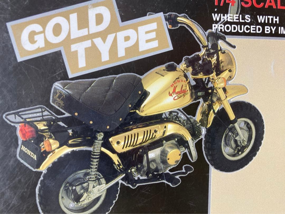 【新品未組立】絶版イマイ製☆1/4モンキーGOLD超精密金属モデル♦︎未開封品