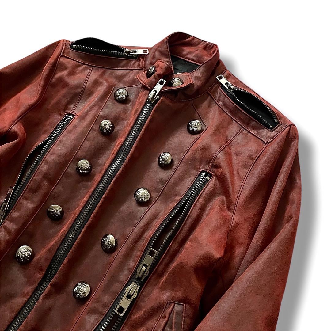 ジャケット・アウター 00s COATING GIMMICK NAPOLEON JACKET