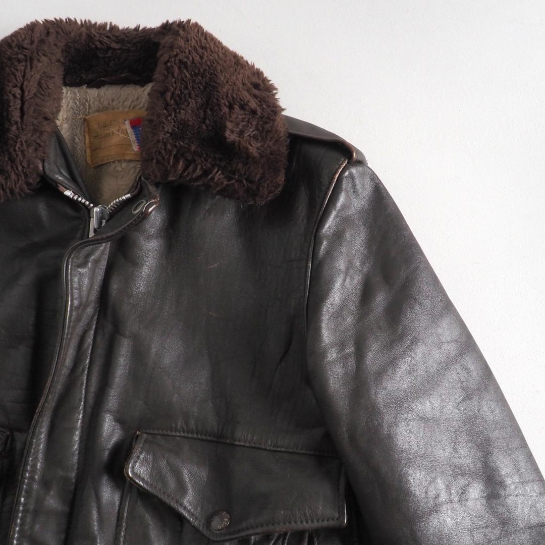 Schott　ショット　38　ライダースジャケット　G-1　ライナー付き　本革