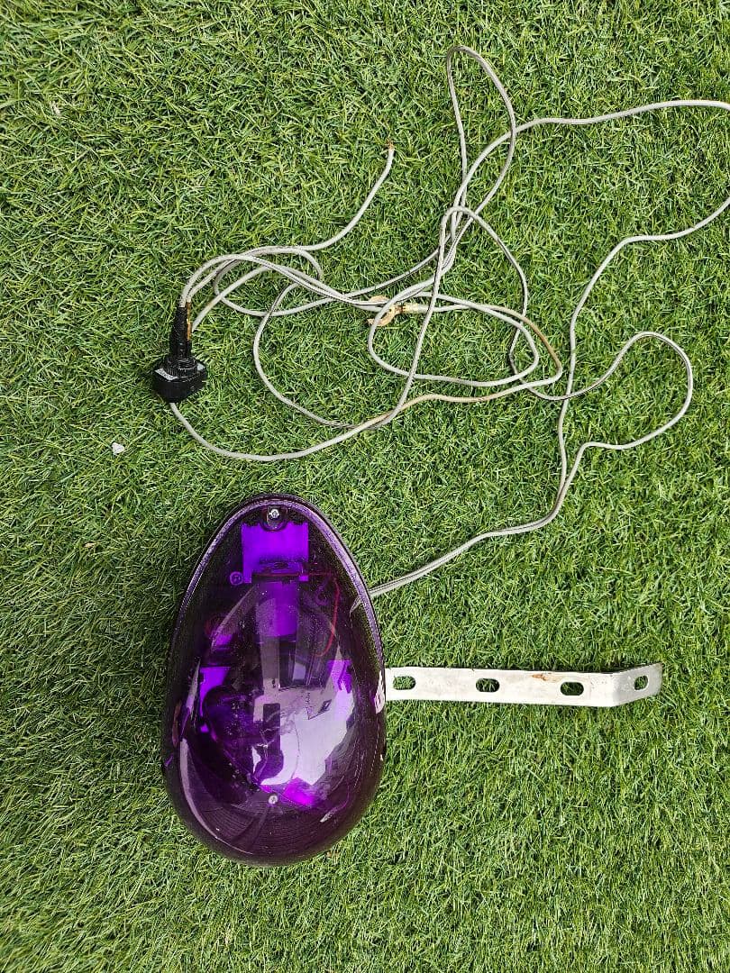 回転灯　パトライト　紫　イベントバイク