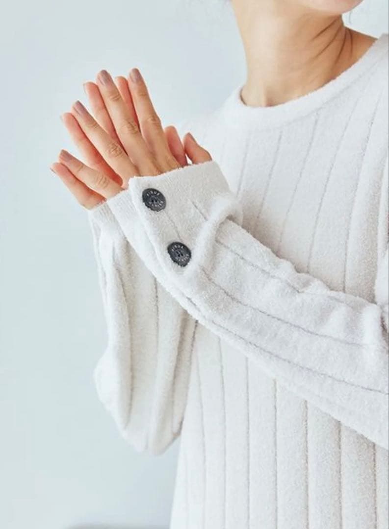 【新品未使用】ジェラートピケ　ホットスムーズィーワイドリブワンピース