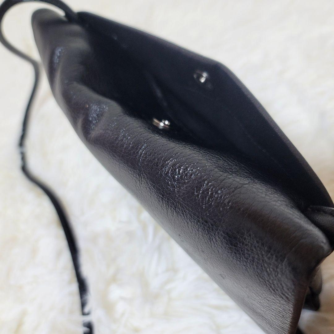 美品❤️アニエスベー ボヤージュ ショルダーバッグ レザー 軽量 斜め掛け