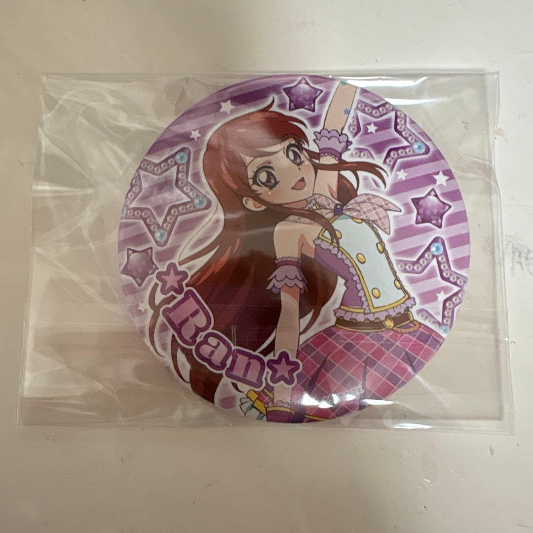アイカツ！ オフィシャルストア限定 紫吹蘭 まるい缶バッジ ショップ