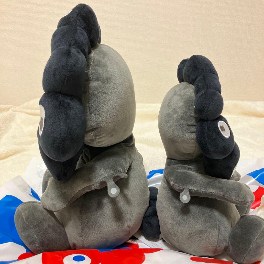 【2点】ミャクミャク お手玉風 黒 ＬとM