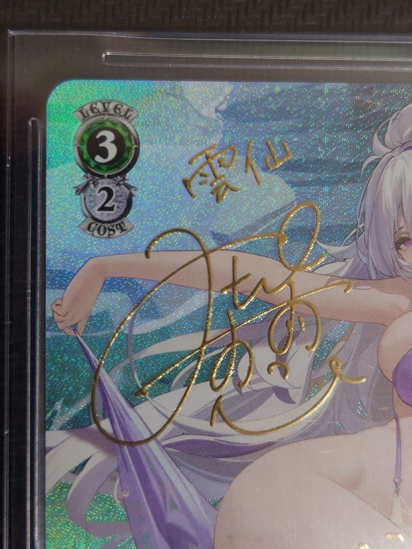 雲仙 箔押しサイン ヴァイスシュヴァルツ sp BGS10