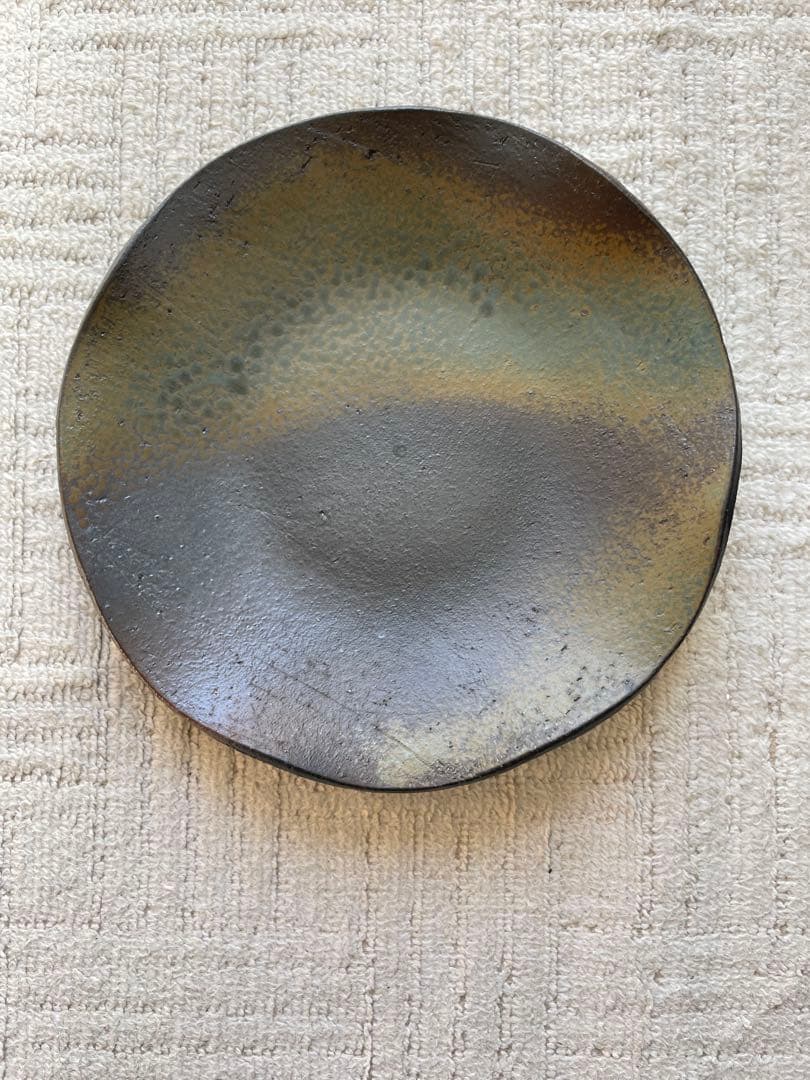 加藤清之　青灰釉　皿