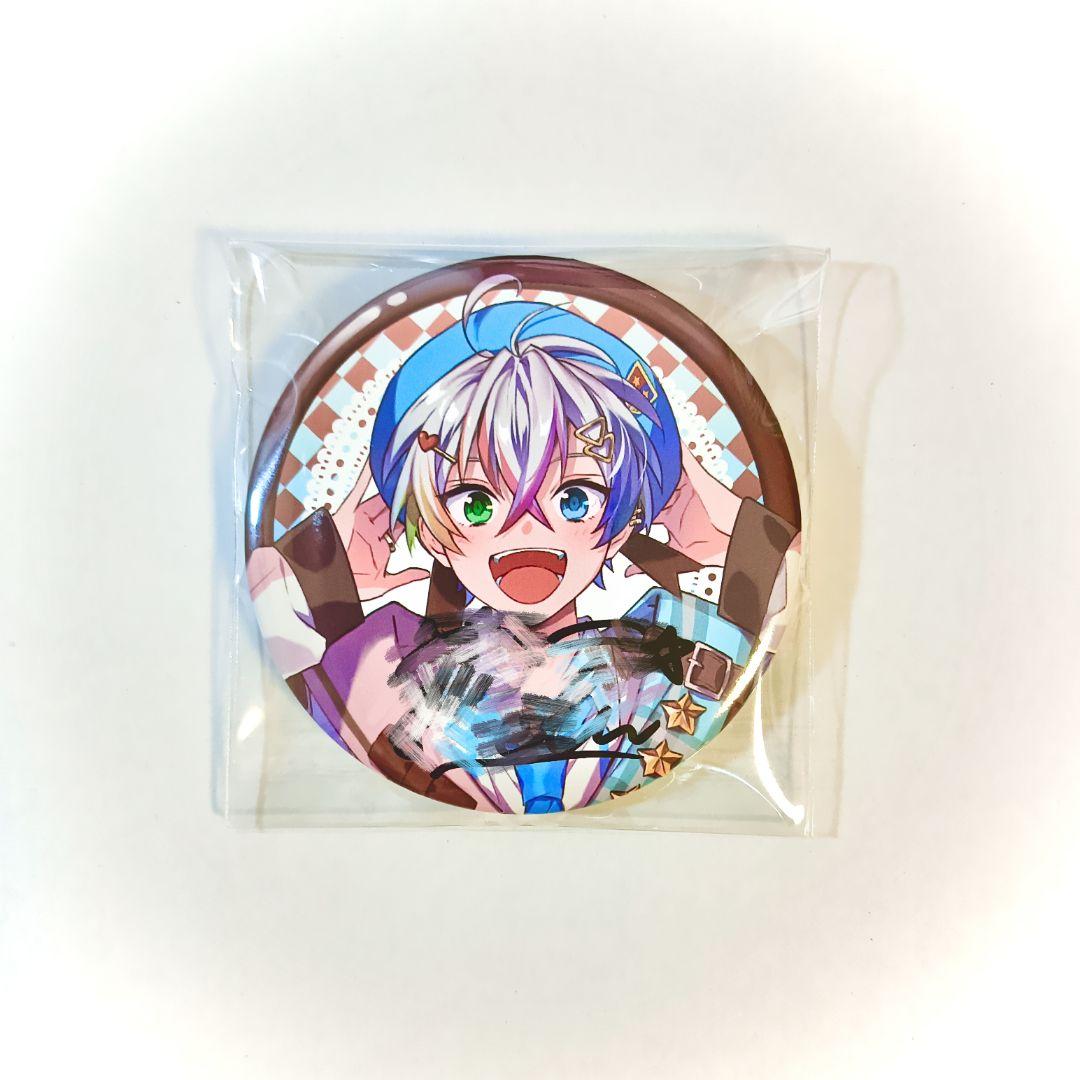 Relu　すたぽら　サイン入り缶バッジ