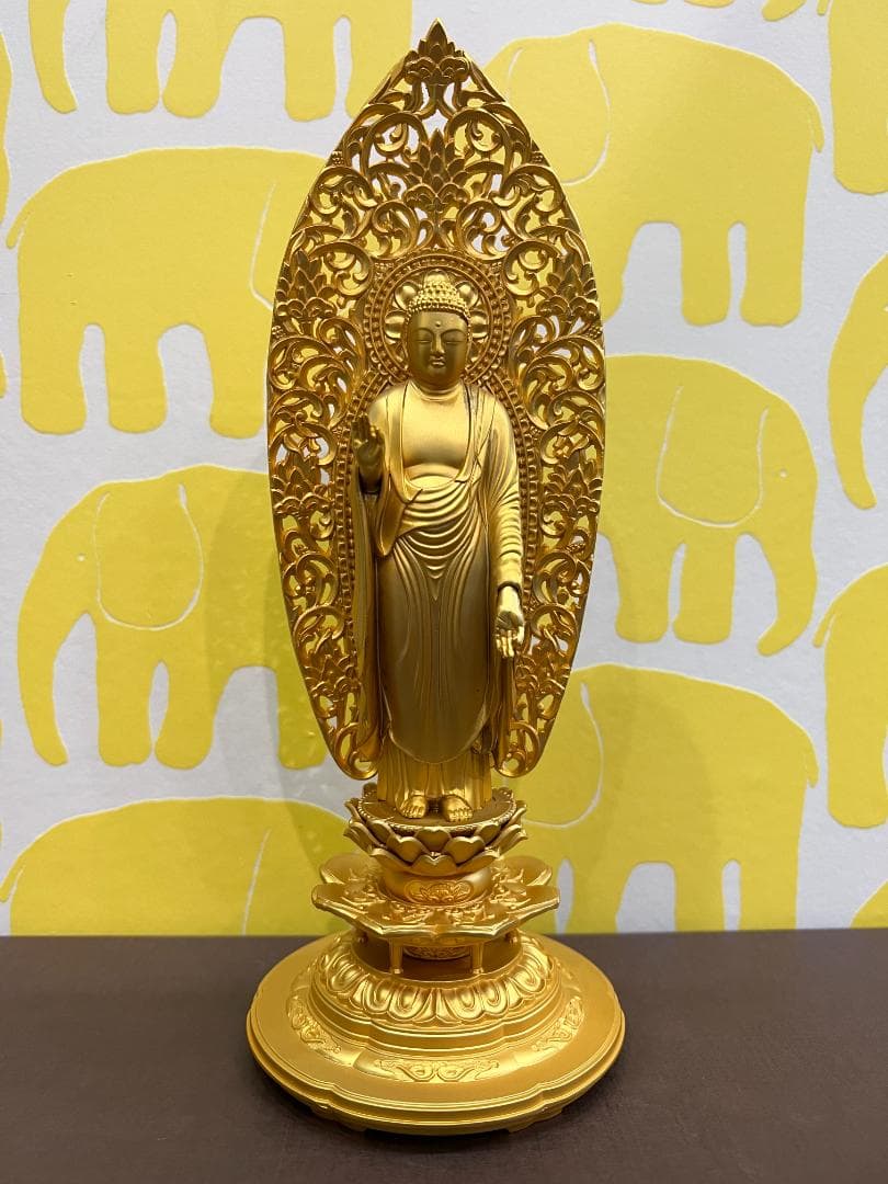 価格改定【仏像】阿弥陀如来像　戌・亥年の守り本尊です。原型師 松久朋琳