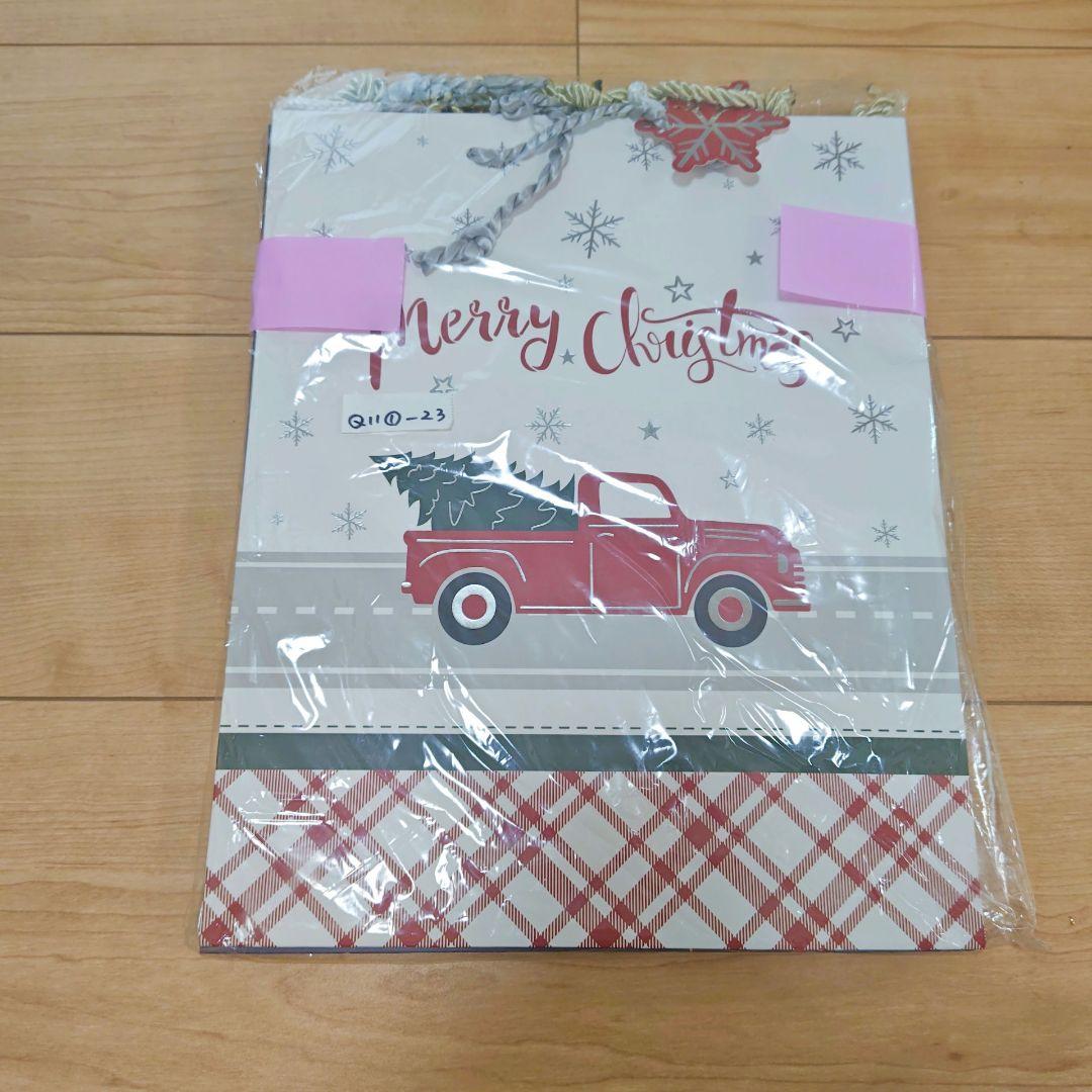 クリスマスギフトバッグ 持ち手付きクリスマストートバッグ バルク、ギフト