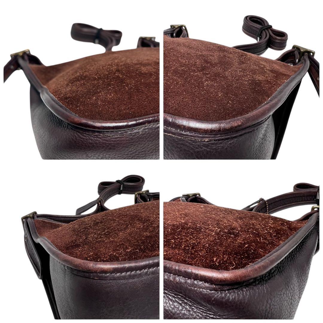 【良品】OLD COACH USA製/オールドコーチ/レザー/ショルダーバッグ