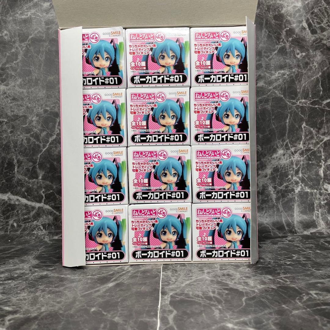 【新品未開封】 ねんどろいどぷち ボーカロイド#01 1BOX 12個入り