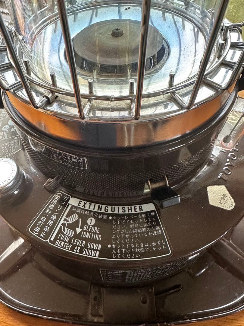 トヨトミストーブrainbow 芯交換済み