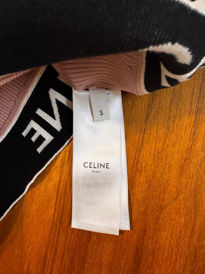 CELINE ピンク タンクトップ　Ｓ　アスレチックブラ　セリーヌ