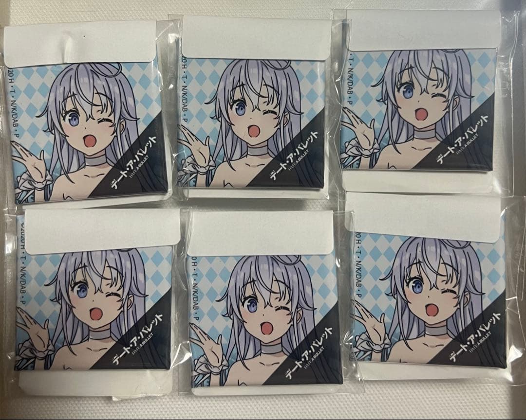 緋衣響　デート・ア・バレット　DMMくじ　E賞缶バッジ　6枚セット