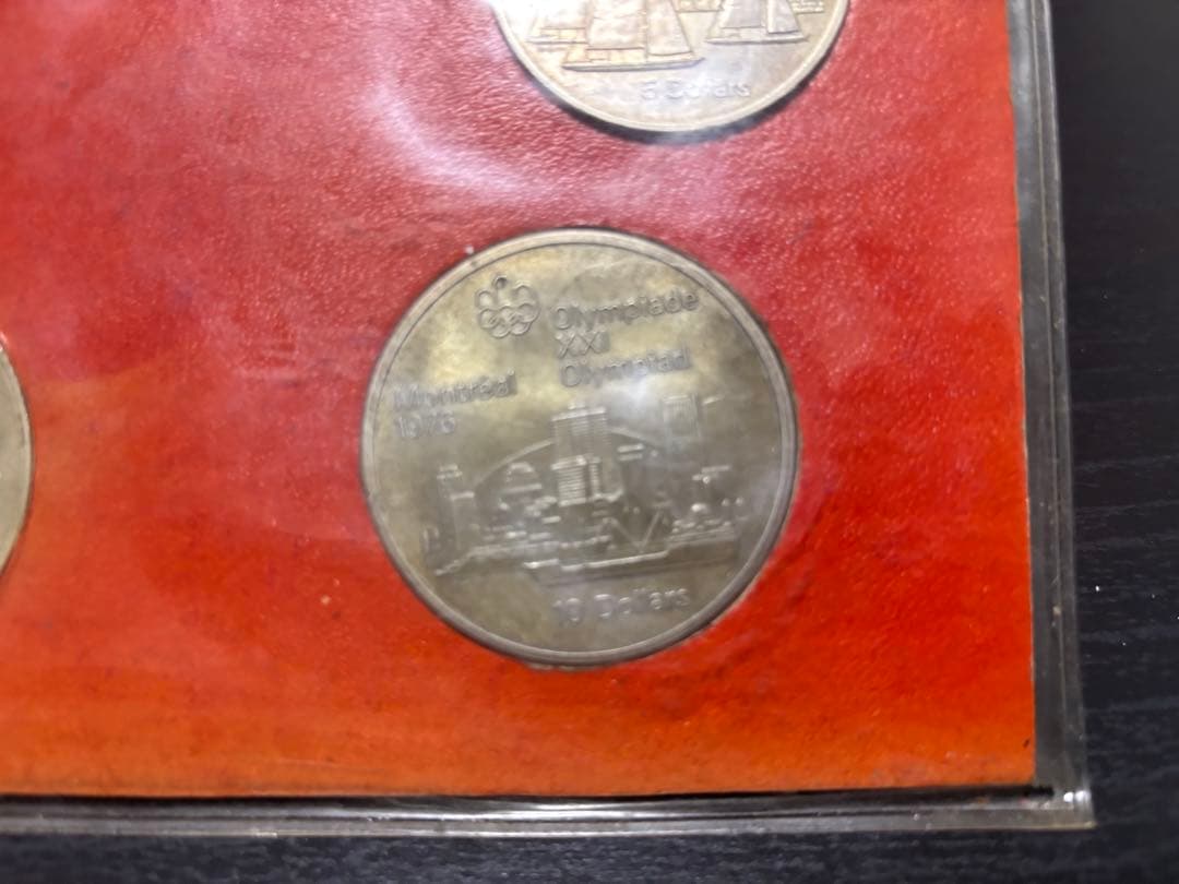 1976年　カナダオリンピック　記念銀貨