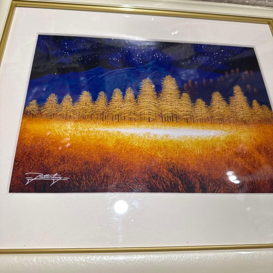 ジョン・ラッテンベリー 「星の降る夜に」　アート　額装