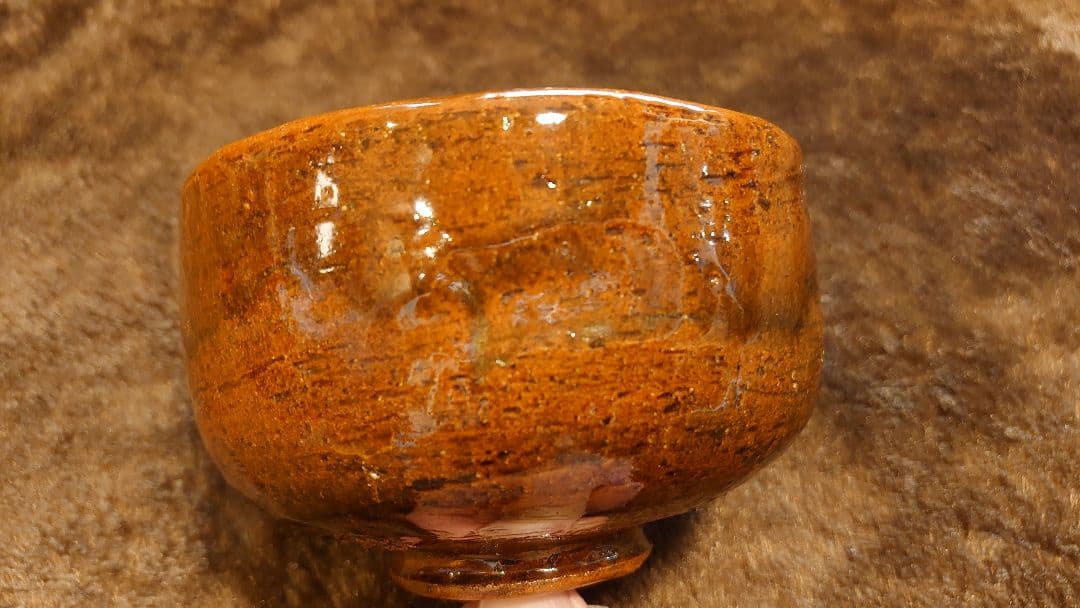 大樋焼　抹茶碗　大樋　大樋長左衛門　長左衛門　松山　共箱　１客