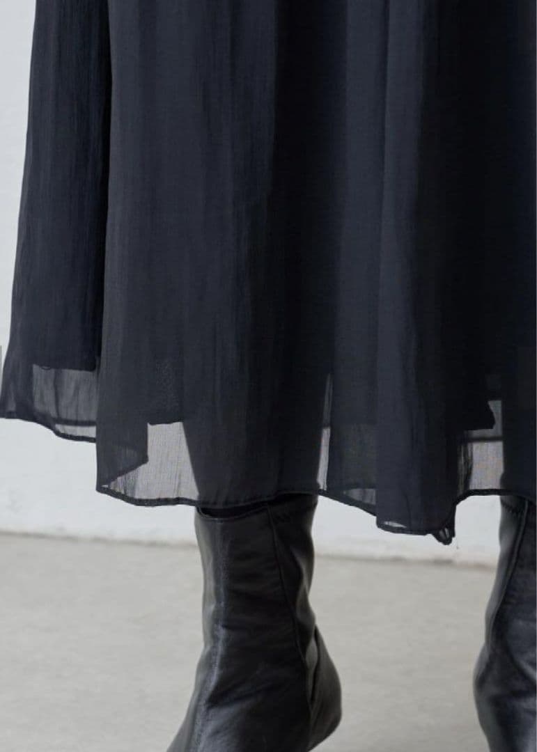 【おまとめ2点専用】新品✴BEARDSLEYシワシフォンギャザーパンツ✴ブラック