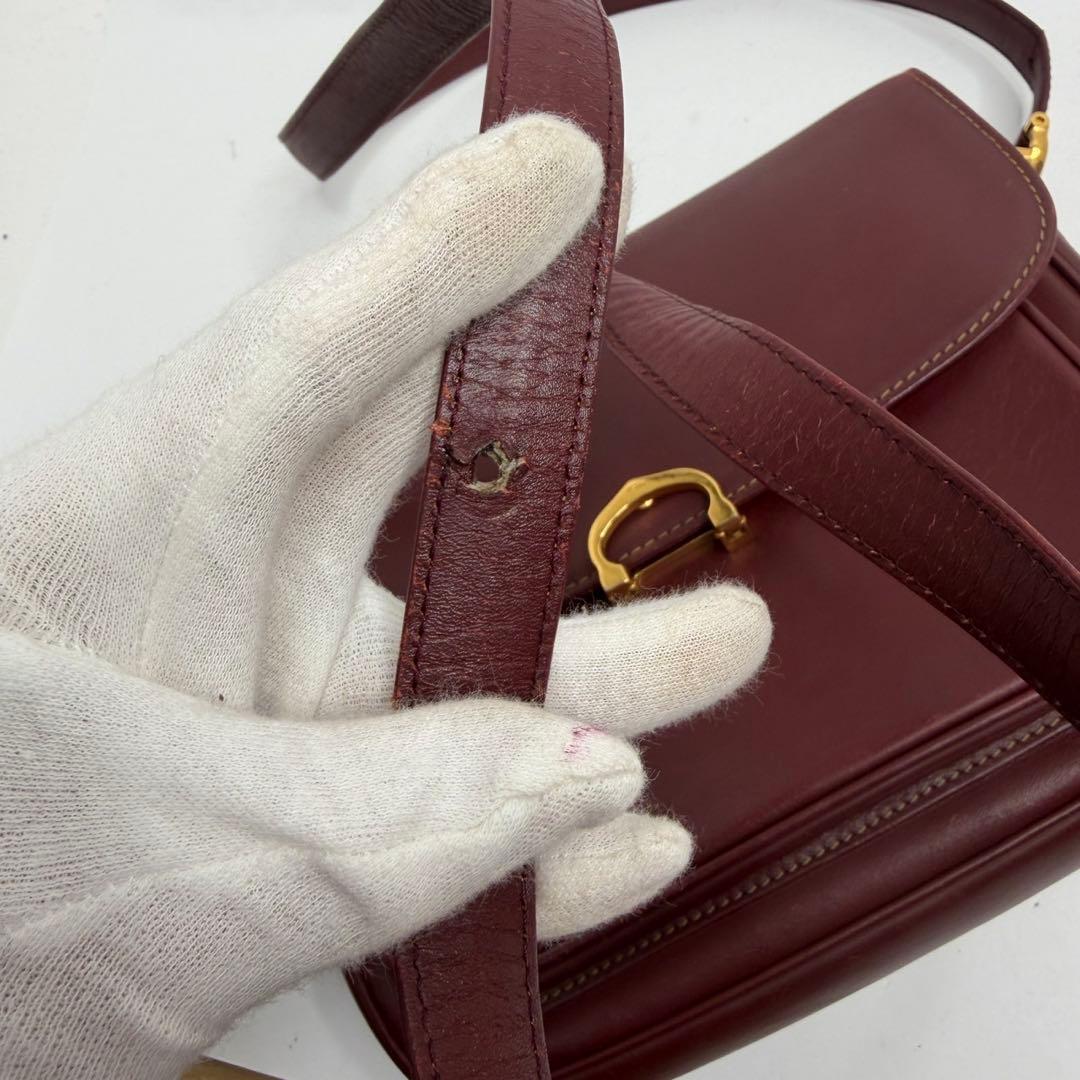 【良品✨️】Cartier カルティエ ショルダーバッグ マストライン フラップ