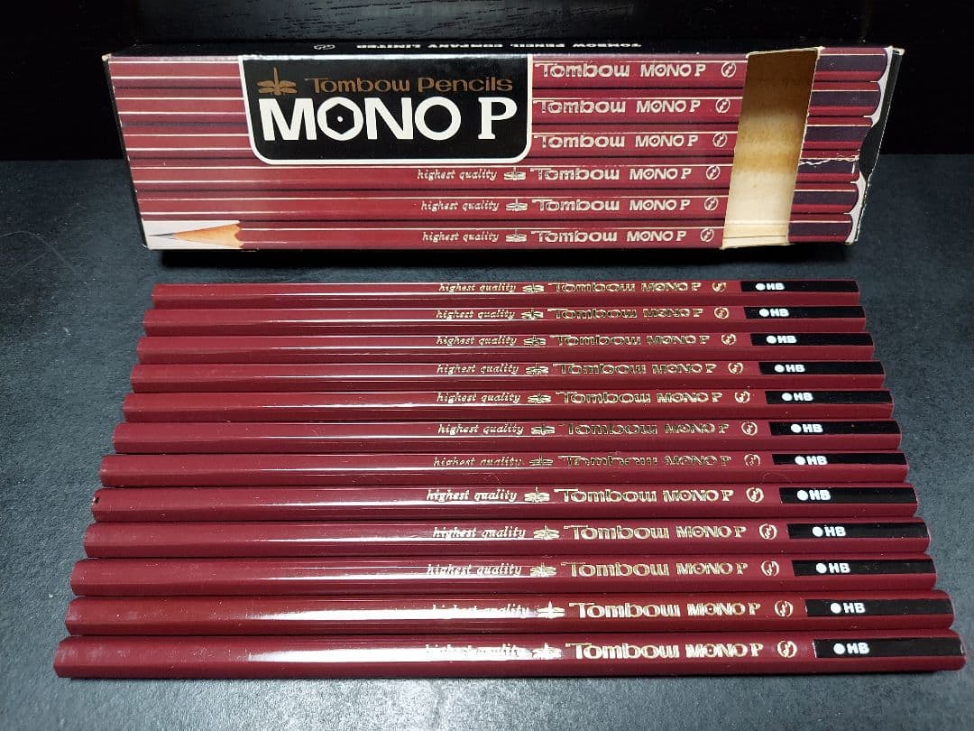 レトロ鉛筆、トンボ鉛筆、モノ鉛筆、Tombow MONO P 鉛筆 昭和レトロ
