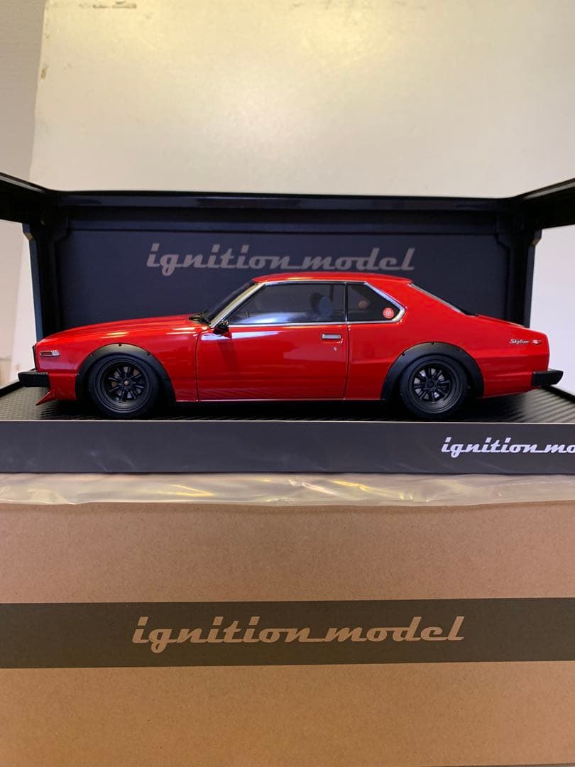 IGモデル 1/18 日産 スカイライン 2000 GT-ES C210 レッド