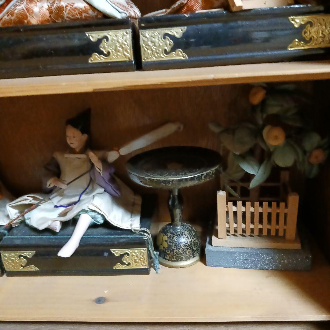 箱型雛飾り　三越15人揃い