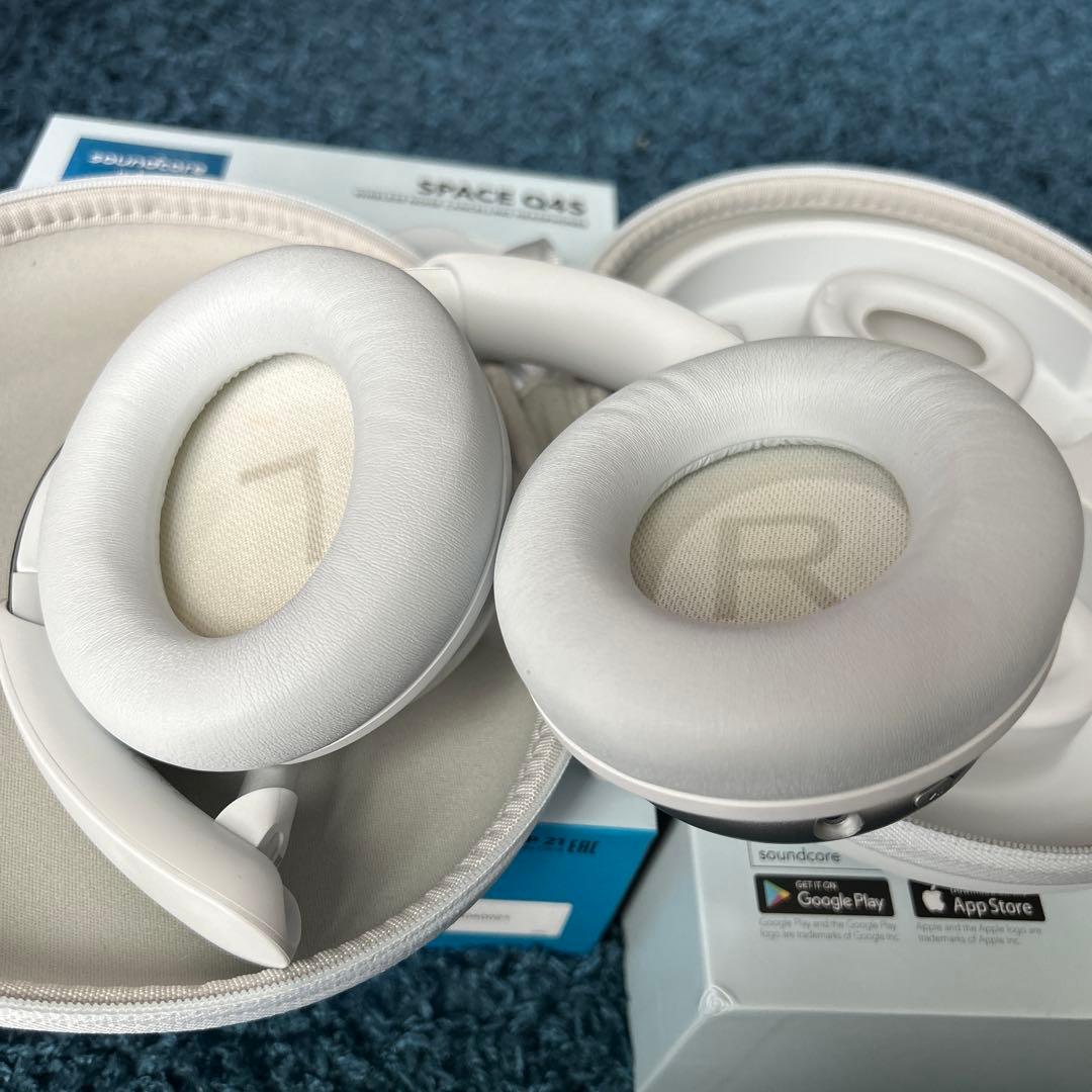 soundcore by Anker Space Q45 ワイヤレスヘッドホン白