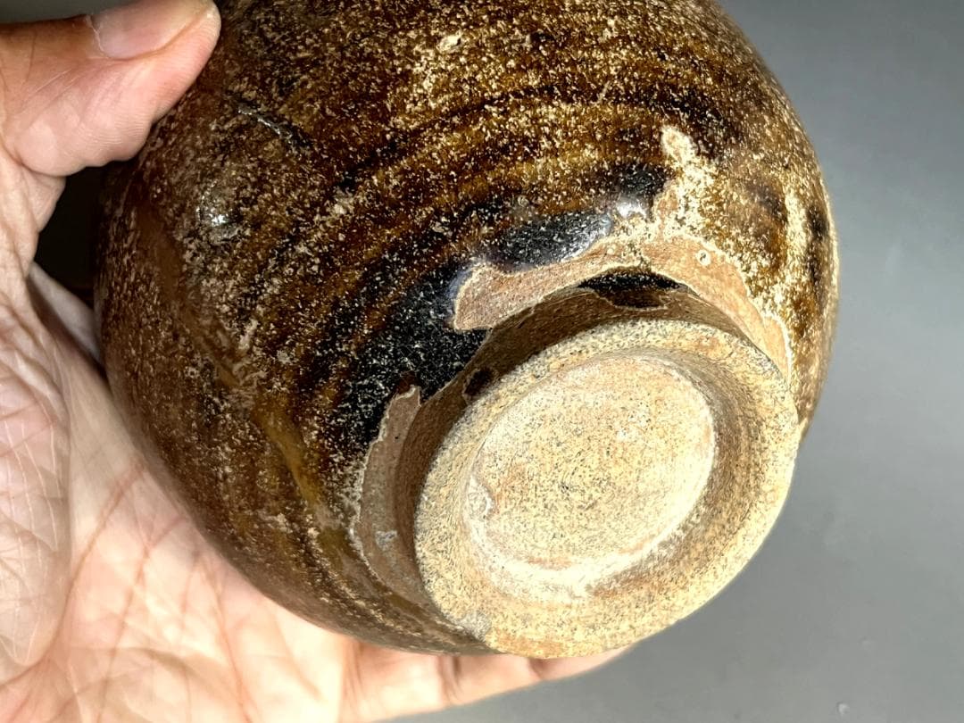 茶碗■古瀬戸茶碗 桃山～江戸期 直し有り 古いお茶道具 ぐい呑み 時代物骨董品■