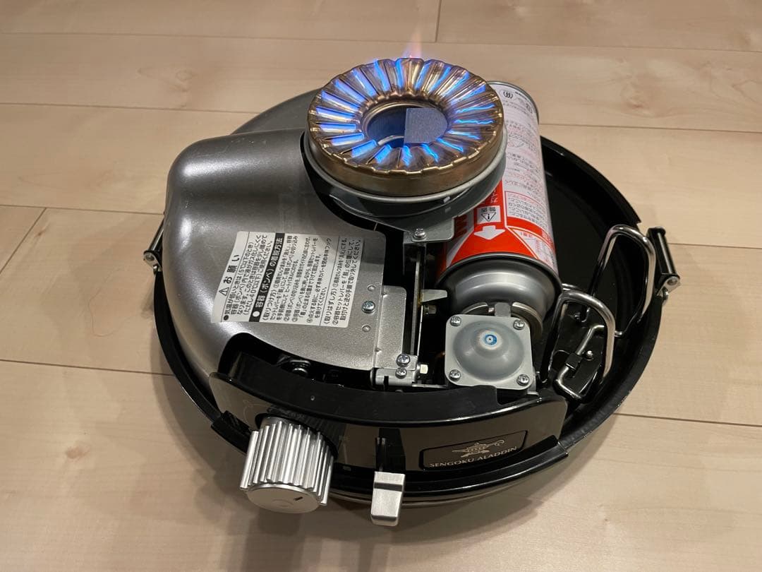 SENGOKU ALADDIN ポータブルガスストーブ ブラック