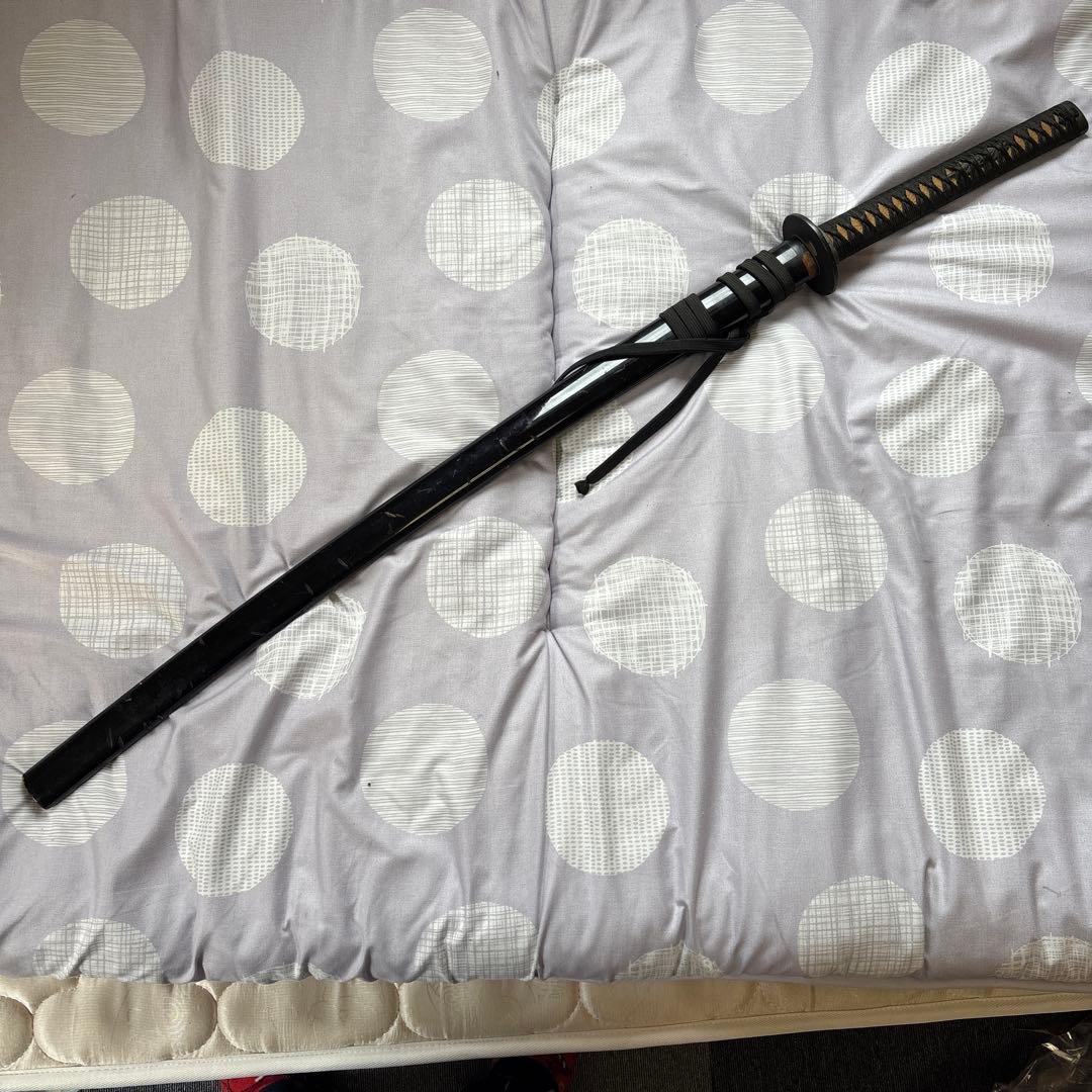 レ*ン様 日本刀 黒　模造刀　大　コスプレ