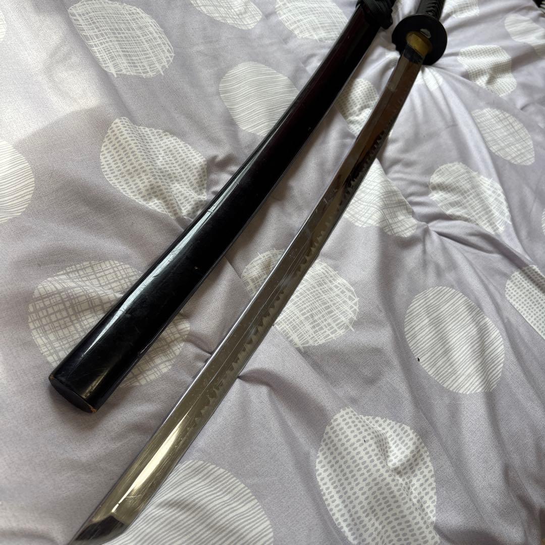 レ*ン様 日本刀 黒　模造刀　大　コスプレ
