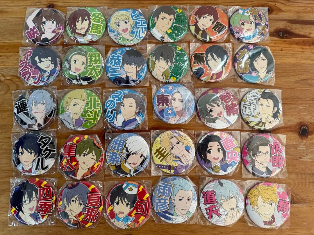 アイドルマスターSideM 缶バッジ　30点 まとめ セット アイマス
