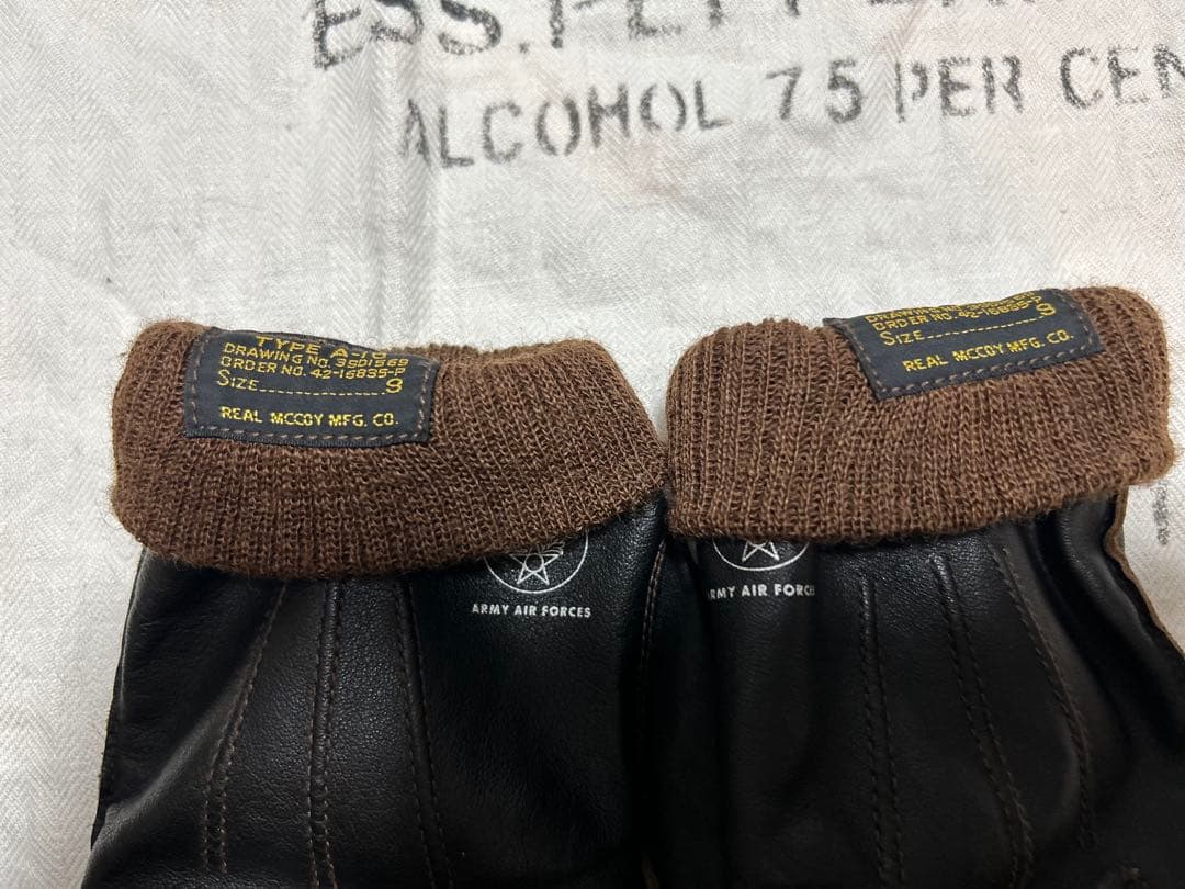 C*e様 美品　リアルマッコイズ　シールブラウンA-10グローブ