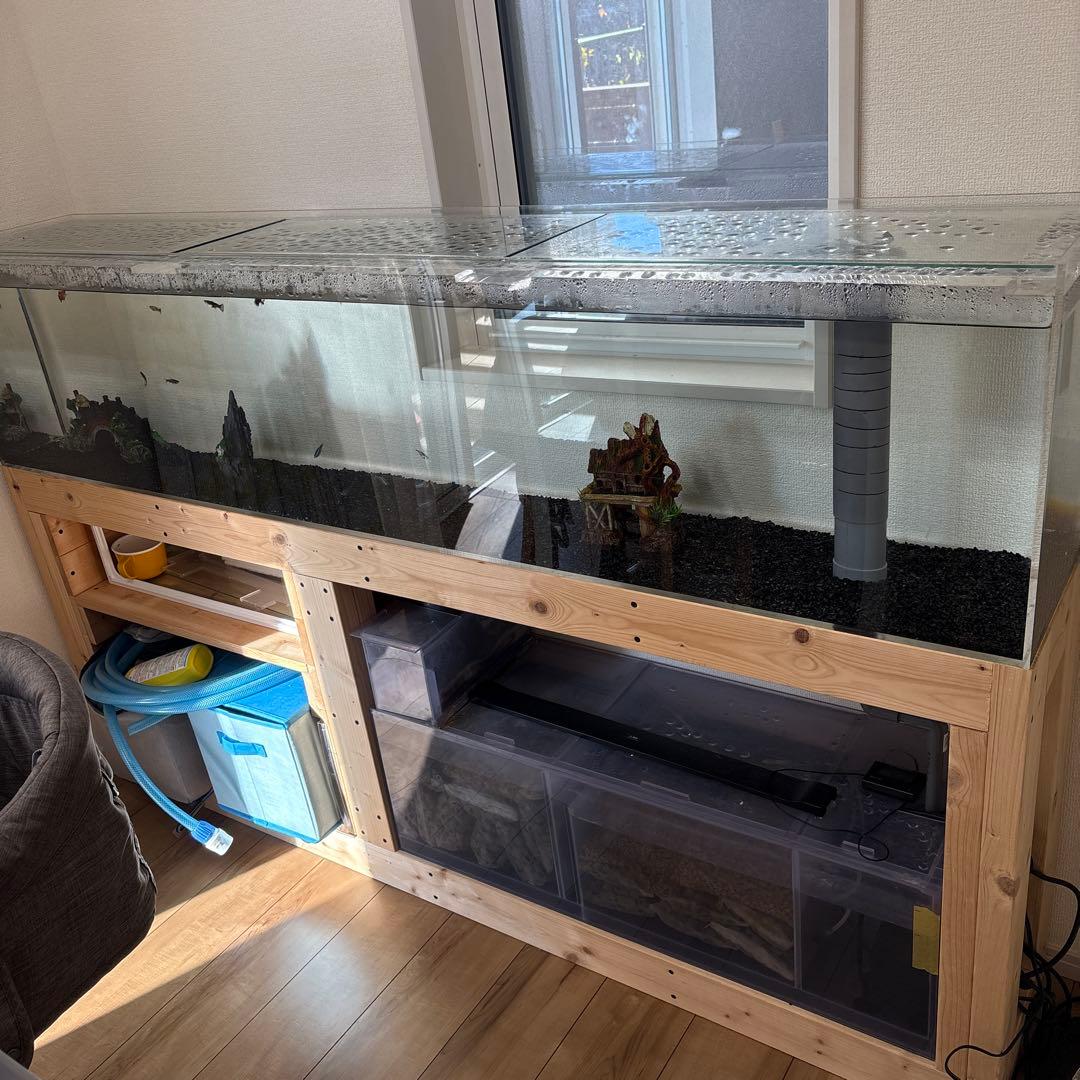 アクリル水槽セット　オーバーフロー